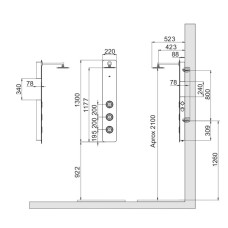 Душевая панель Noken Gallery N720000177
