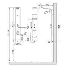 Душевая панель Noken  Laus N720000170