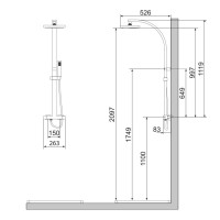 Душевая система Noken Bend N720000151