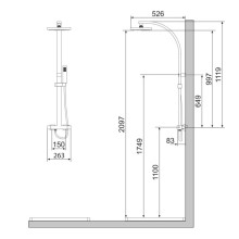 Душевая система Noken Bend N720000151