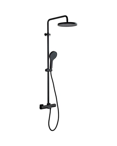 Душевая система Gappo G2495-76 с термостатом Черная матовая