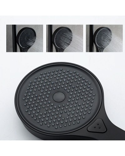 Душевая система Gappo G2495-76 с термостатом Черная матовая