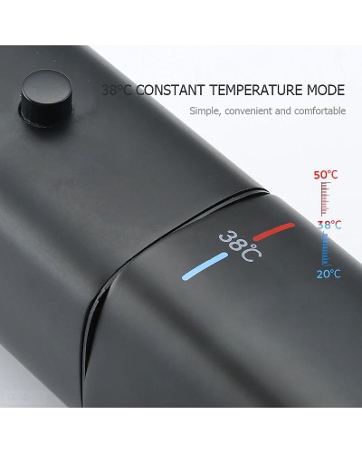 Душевая система Gappo G2495-76 с термостатом Черная матовая