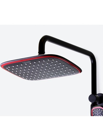 Душевая система Bronze de Luxe Avantgarde 2039RH Черная Красная