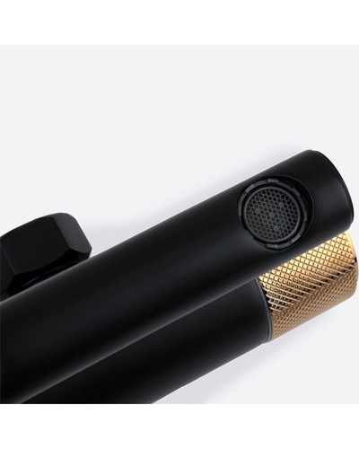 Душевая система Bronze de Luxe Avantgarde 2039RGB Черная Розовое золото