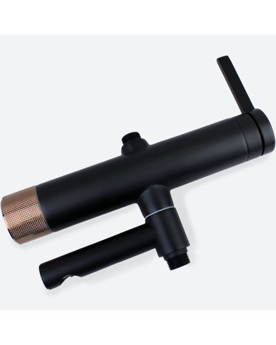 Душевая система Bronze de Luxe Avantgarde 2039RGB Черная Розовое золото