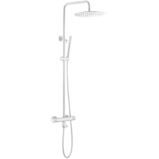 Душевая система Boheme Uno 468-T-MW с термостатом Белая матовая