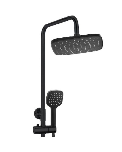 Душевая система Orange OneLife P01-912b Черная матовая