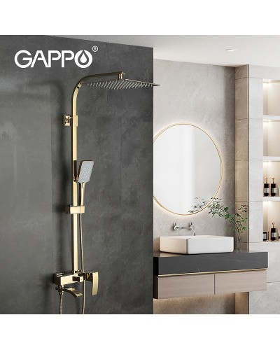 Душевая система Gappo G07-3 G2407-3 Золото