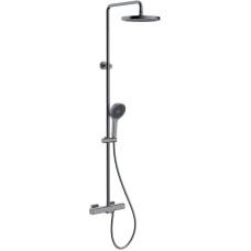 Душевая система Gappo G2495-79 с термостатом Оружейная сталь