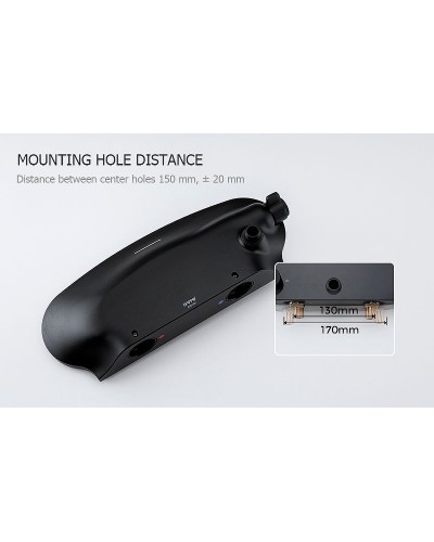 Душевая система Gappo G2495-86 Черная матовая