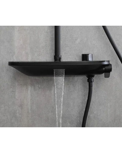 Душевая система Gappo G2495-86 Черная матовая