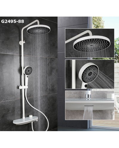Душевая система Gappo G2495-88 Белая