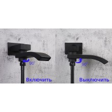 Душевая система Gappo G7107-6 Черная матовая