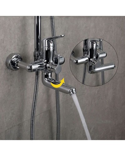 Душевая система Frap H17 F2417 Хром