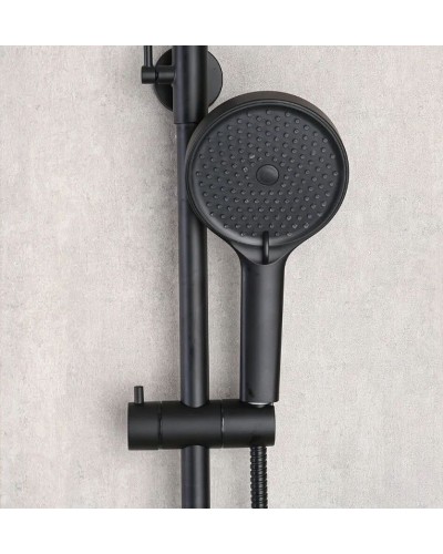 Душевая система Frap H17-6 F2417-6 Черная матовая