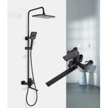 Душевая система Frap H71-6 F2471-6 Черная матовая