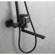 Душевая система Frap H71-6 F2471-6 Черная матовая