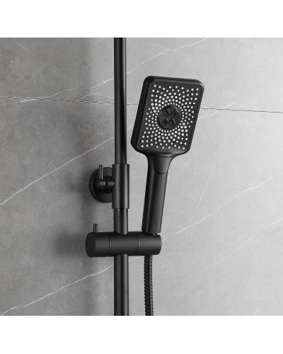 Душевая система Frap H71-6 F2471-6 Черная матовая