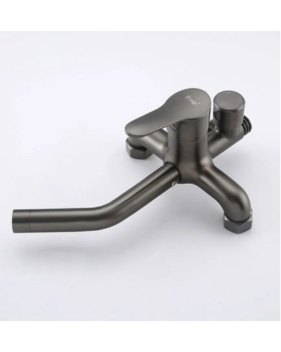 Душевая система Frap F24011-9 Оружейная сталь