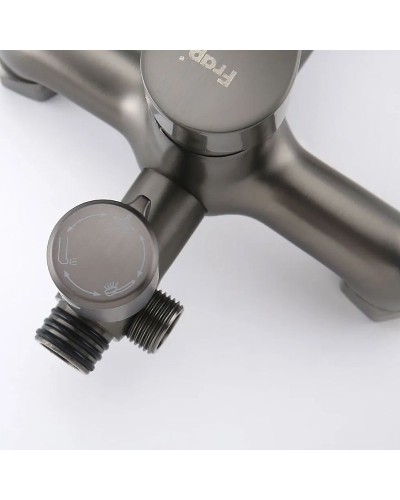 Душевая система Frap F24011-9 Оружейная сталь