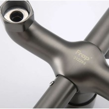 Душевая система Frap F24011-9 Оружейная сталь