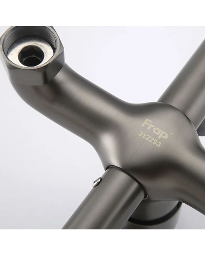 Душевая система Frap F24011-9 Оружейная сталь