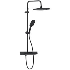 Душевая система Damixa Gala 953760300 с термостатом Черная матовая