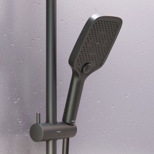 Душевая система Damixa Gala 953760300 с термостатом Черная матовая