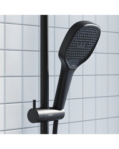 Душевая система Damixa Merkur 940730300 Черная матовая