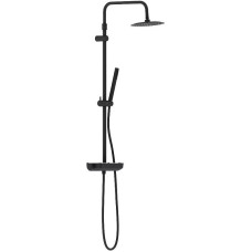 Душевая система Damixa Scandinavian Pure 936750300 с термостатом Черная матовая