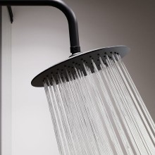 Душевая система Damixa Scandinavian Pure 936750300 с термостатом Черная матовая