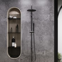 Душевая система Damixa Scandinavian Pure 936000300 Черная матовая