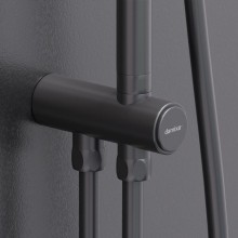 Душевая система Damixa Apollo 947000300 Черная матовая