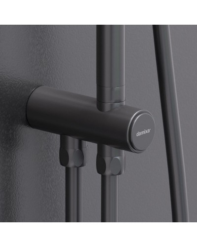 Душевая система Damixa Apollo 947000300 Черная матовая