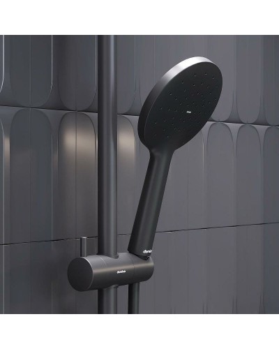 Душевая система Damixa Jupiter 977780300 Черная матовая