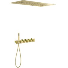 Душевая система Timo Petruma SX-5329/17SM с термостатом Золото матовое