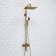 Душевая система WasserKRAFT A171.261.207.PG Золото глянцевое