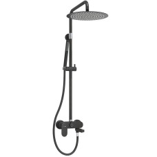 Душевая система WasserKRAFT A174.160.217.CB Черная матовая