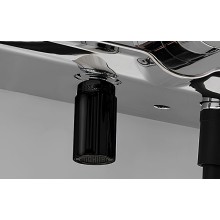 Душевая система WasserKRAFT A114.258.130.CB Thermo с термостатом Черная матовая