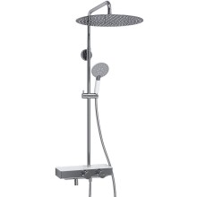 Душевая система WasserKRAFT A113.117.058.CH Thermo с термостатом Хром Белая