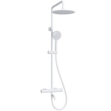 Душевая система WasserKRAFT A188.257.155.WM Thermo с термостатом Белая матовая