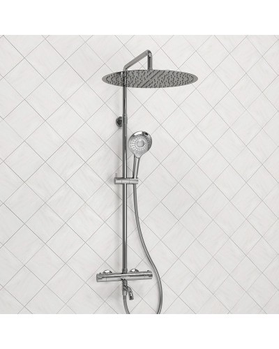 Душевая система WasserKRAFT A188.117.101.087.CH Thermo с термостатом Хром