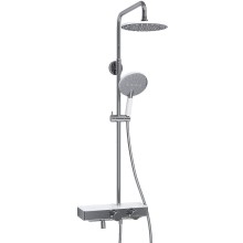 Душевая система WasserKRAFT A113.067.059.CH Thermo с термостатом Хром Белая