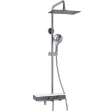 Душевая система WasserKRAFT A113.069.101.CH Thermo с термостатом Хром Белая