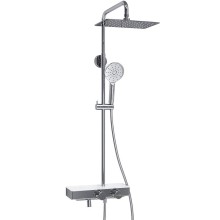 Душевая система WasserKRAFT A113.069.127.CH Thermo с термостатом Хром Белая