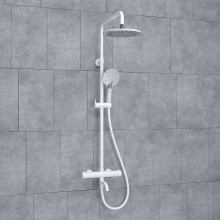 Душевая система WasserKRAFT A188.067.058.WM Thermo с термостатом Белый матовый