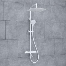 Душевая система WasserKRAFT A188.163.155.WM Thermo с термостатом Белый матовый