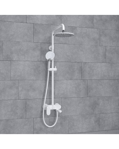 Душевая система WasserKRAFT A185.067.058.WM Белая матовая