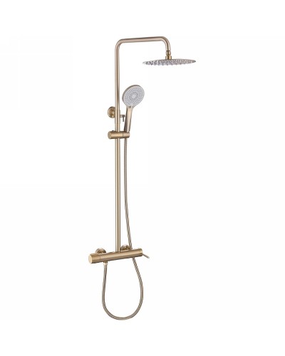 Душевая система Abber Emotion AF8816G Золото матовое